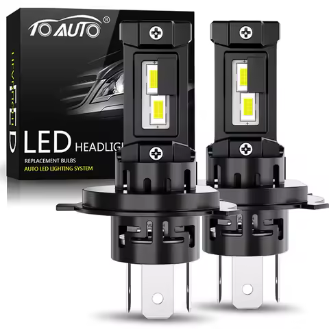 H4 H11 H8 LED Hb3 9005 Hb4 9006 Headlight Bulb Mini 60W 20000LM CSP for Car Headlamp Light Auto Diode Fog Lamps 12V 6000K