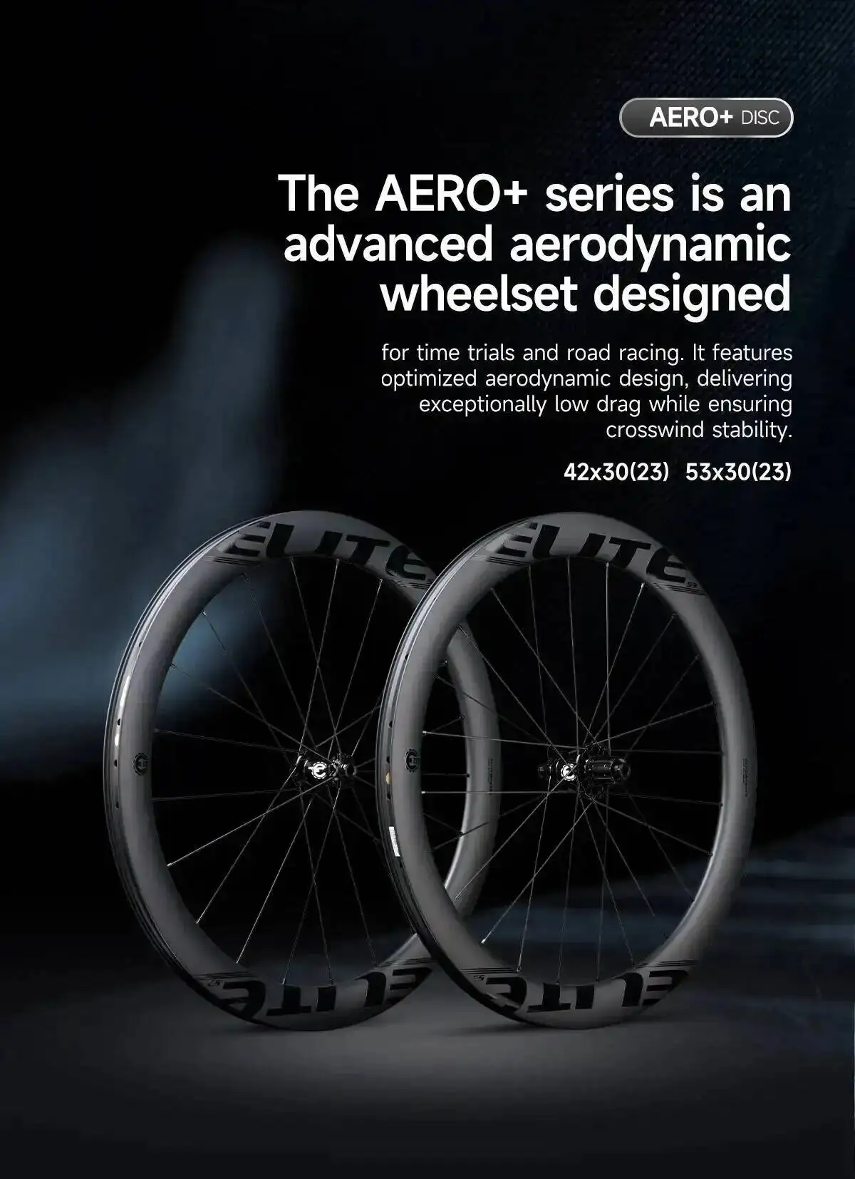 ELITEWHEELS Neueste Aero+ Rennradlaufräder mit Wing-Profil, 20 Speichen, Ratchet-System, 50T Keramiklager-Nabe, 23mm Innenbreite, Carbon-Laufradsatz – Detail 10