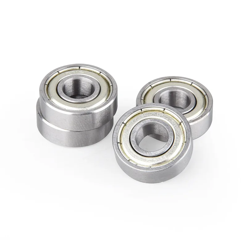 4pcs R4ZZ R4 Motor Bearing Roller Wheel Bearings Deep Groove Ball Pulley Wheel
