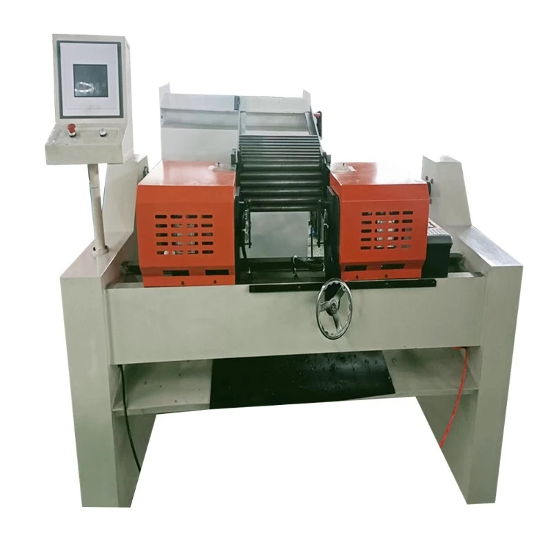 metal round rod milling machine, automatic feeding stainless steel  chamfering machine