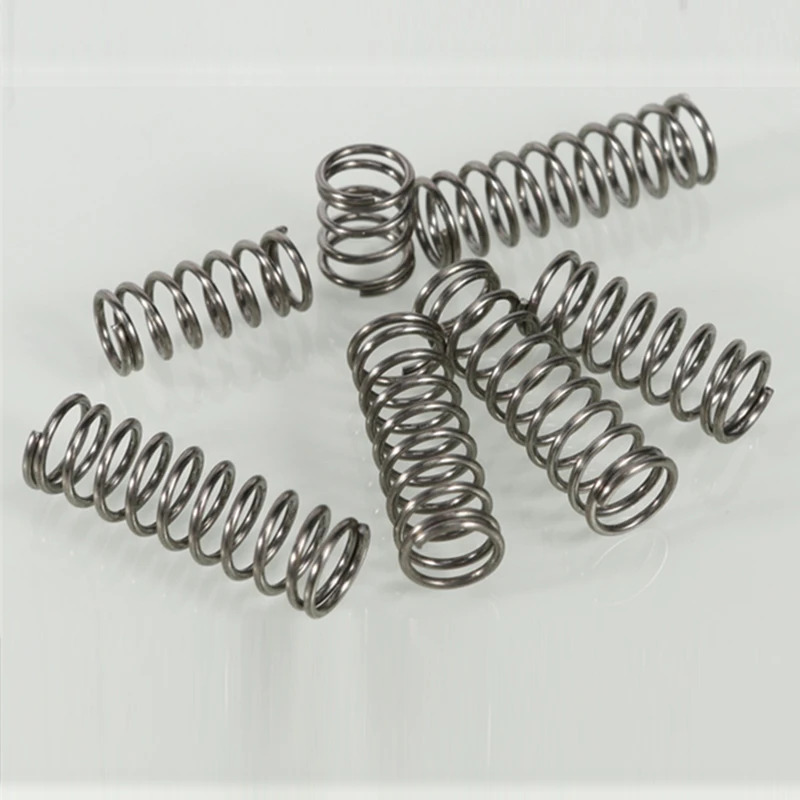 65Mn Wire Diameter 1.0 mm Cylidrical Coil Compression Spring Return Compressed Springs Release Pressure Spring Steel Coils