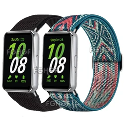 Watch Band For Samsung Galaxy Fit 3 Strap Elastic Nylon Loop Replacement Wristband For Galaxy Fit 3 Bracelet Correa Accessories