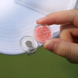 Marcador de pelota de lectura de nivel de Putting, pendiente de Golf, Clip de sombrero, herramienta de entrenamiento deportivo de Golf al aire libre, regalo de seis colores para golfistas, 1 ud.