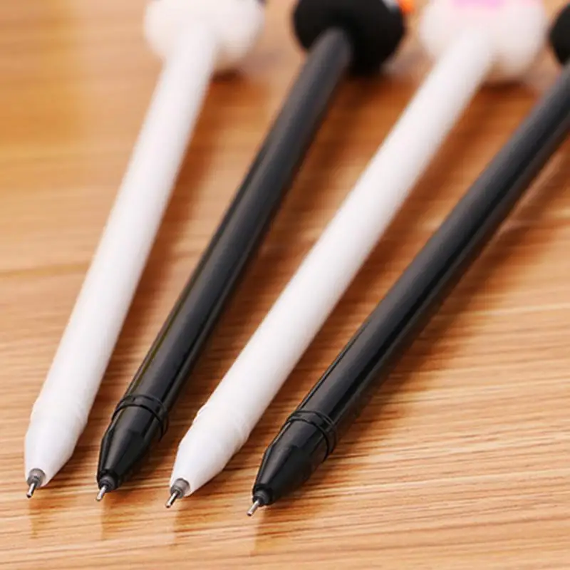 Kawaii Cat Gel Signature Pen Cute Claw Stylos Black Ink for Hand Account Writing Stationery Office School Supplies