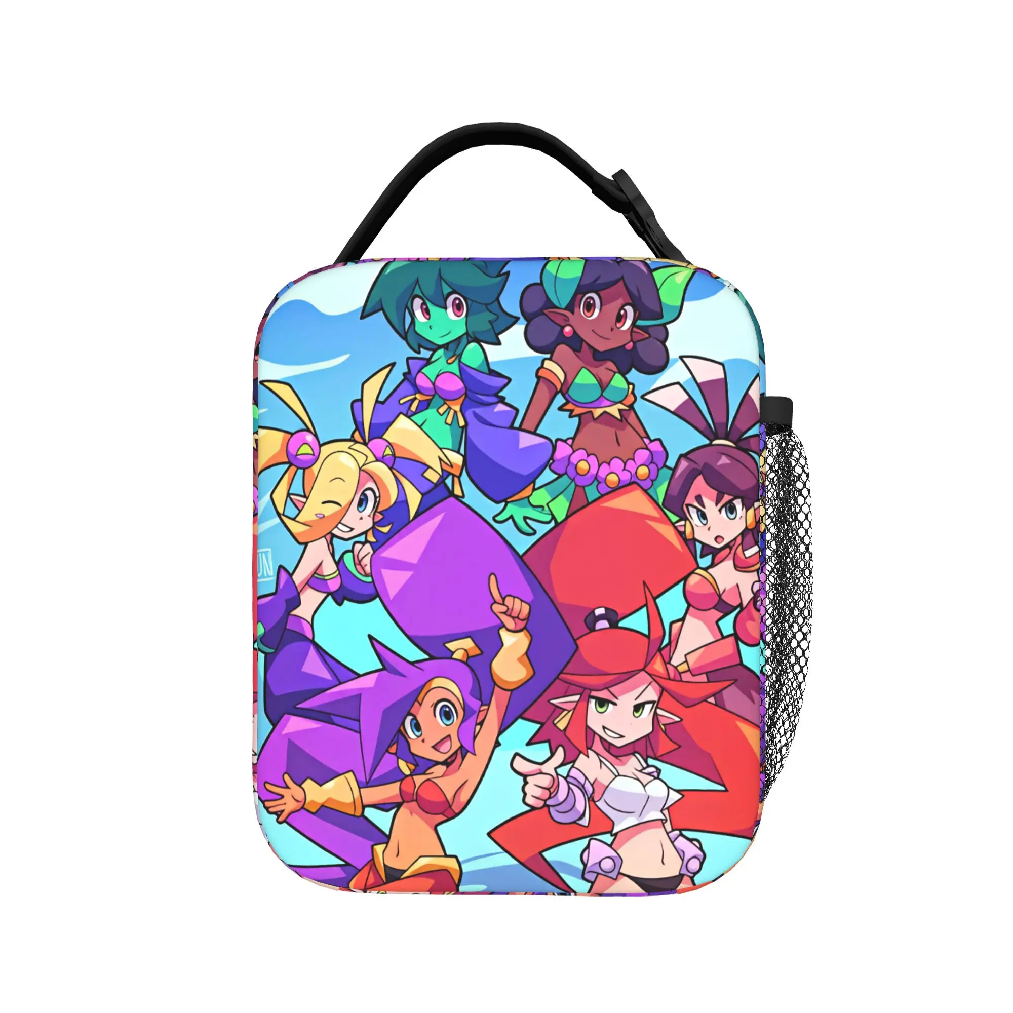 Shantae Half Genie Lunch Bag For Adult  Print Lunch Box Fashion Picnic Cooler Bag Portable Zipper Oxford Thermal Lunch Bags