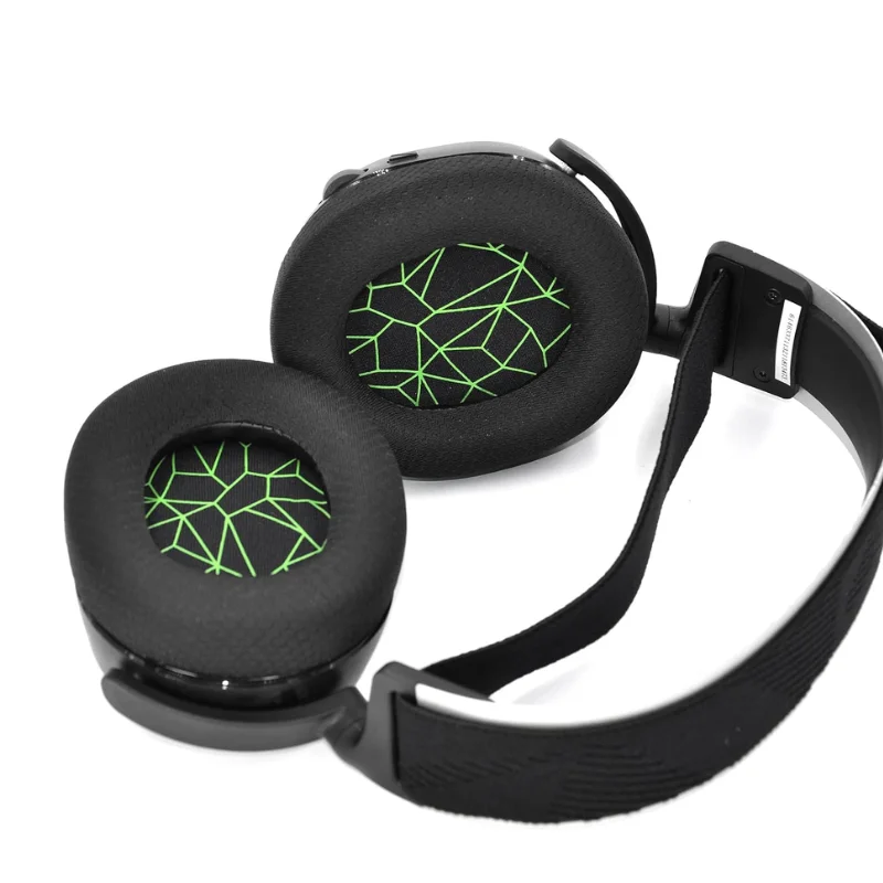 1 زوج استبدال رغوة بطانة للأذن وسادة غطاء الوسادة ل SteelSeries Arctis 1 3 5 7 9 سماعة رأس للألعاب وسادات الأذن