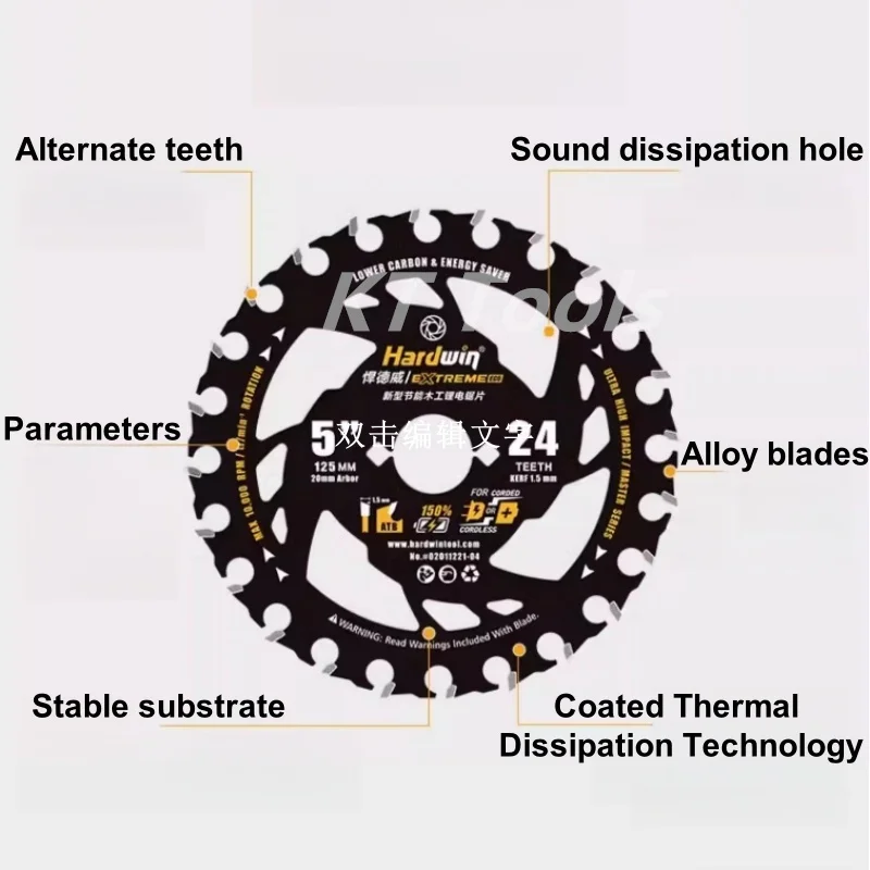 Imagem -04 - Energy Saving Lithium Saw Blades Wood Cutting Woodworking Efficient 110 mm 125 mm 140 mm 150 mm 165 mm 185 mm