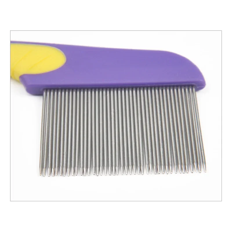 Stainless Steel Hair Comb Professional Nit Head Hair Lice Comb Fine Toothed Flea Flee With Handle Hairbrush For Tools