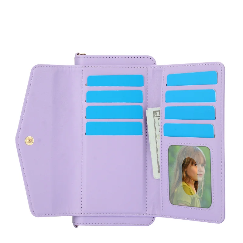 ينطبق ZFOld6Foldable القلم فتحة جراب هاتف SamsungZFold7Crossbody المرقعة شانيل على غرار حافظة جلدية متعددة الوظائف