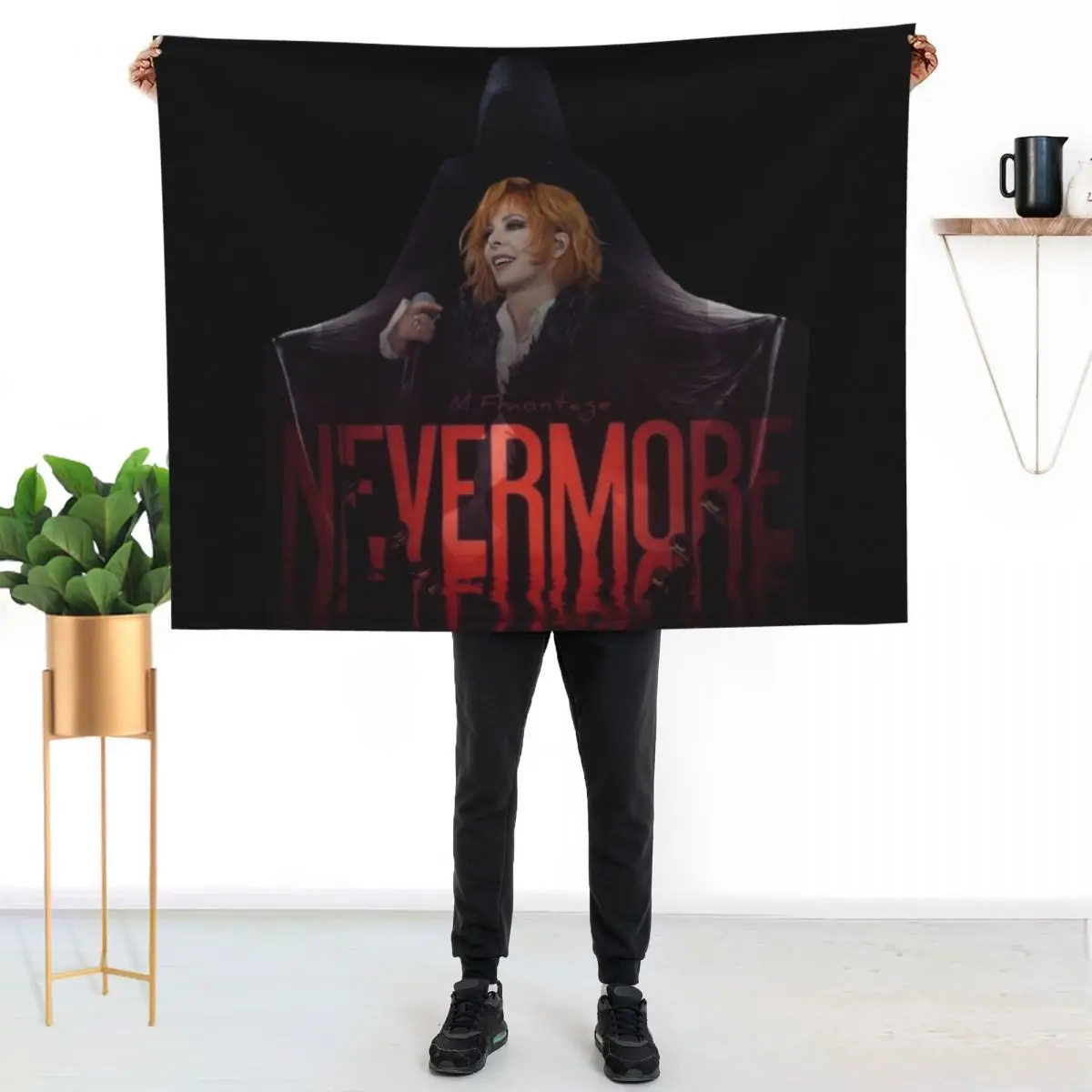 Mylène Farmer Throw Blanket
