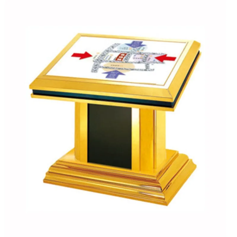 Lobby Seat Light Box Titanium Horizontal Guide Plate Guide Plate Floor Plane Display Plate Large LED Guide
