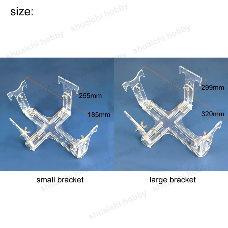 1Set Acrylic Aircraft Model Spray Painting Rack 1/72 1/45 Scale Airplane Coloring Aging Display Fixed Stand DIY Assembly Bracket