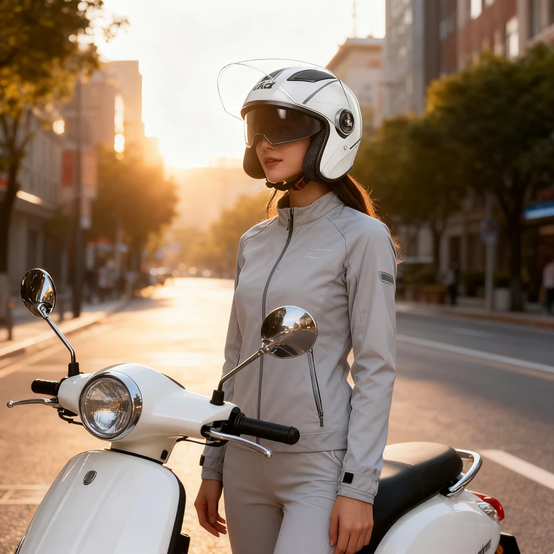 

3C Certification A Class Adult Motorcycle Helmet Multi-layer Protection of Electric Scooter Helmet