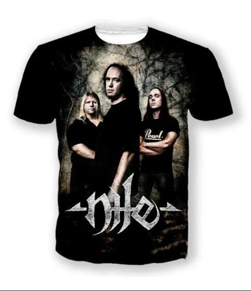

New Fashion Men/Women Nile Band 3D Print Short Sleeve T-Shirt Fashion T Shirt Sport Hip Hop Summer Tops T067