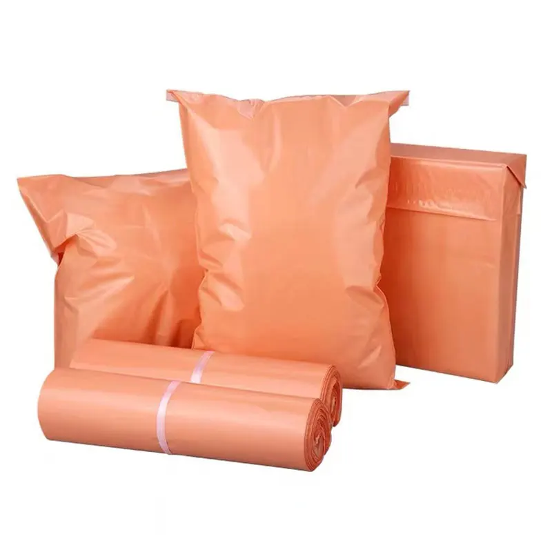 50Pcs/Lot New Biodegradable Mailing Bags Pink Orange Color Envelope Storage Bags Self Adhesive Seal Thicken Pouch Shipping Bag