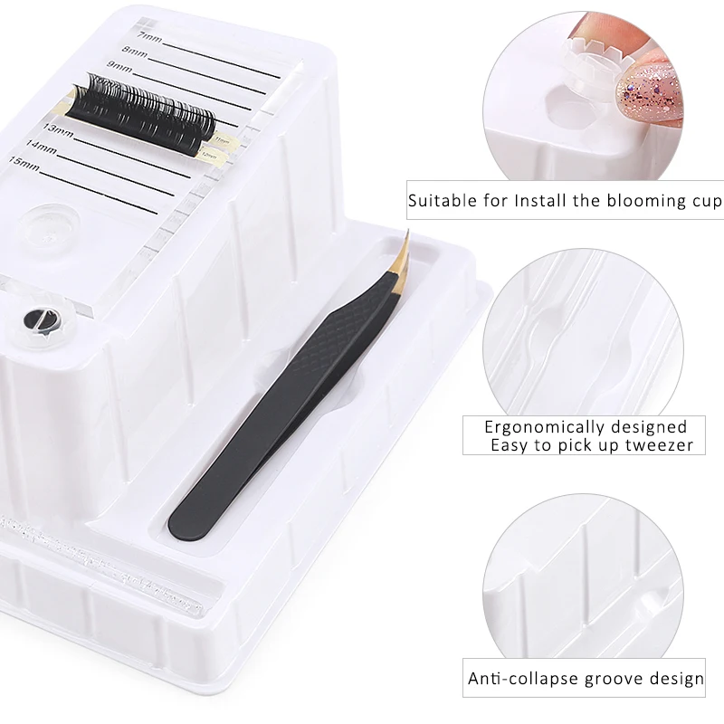 5 in 1 False Eyelashes palette Stand Pad Pallet Lashes glue Holder Quick Flowering Eyelashes Extension Makeup Tools
