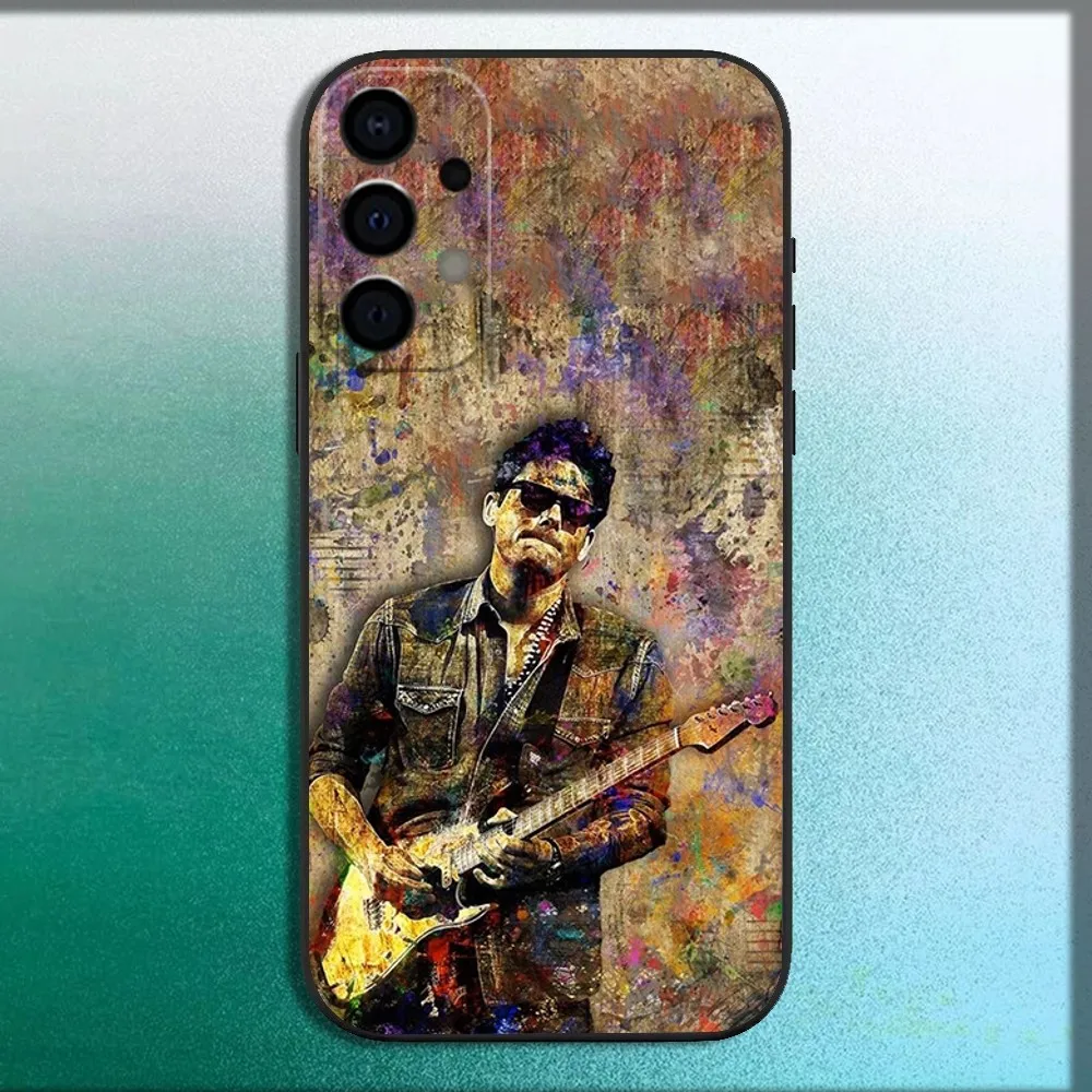 Чехол для телефона Guitarist J-John Mayer для Samsung Galaxy A13,A21s,A22,A31,A32,A52,A53,A71,A80,A91, мягкий черный чехол