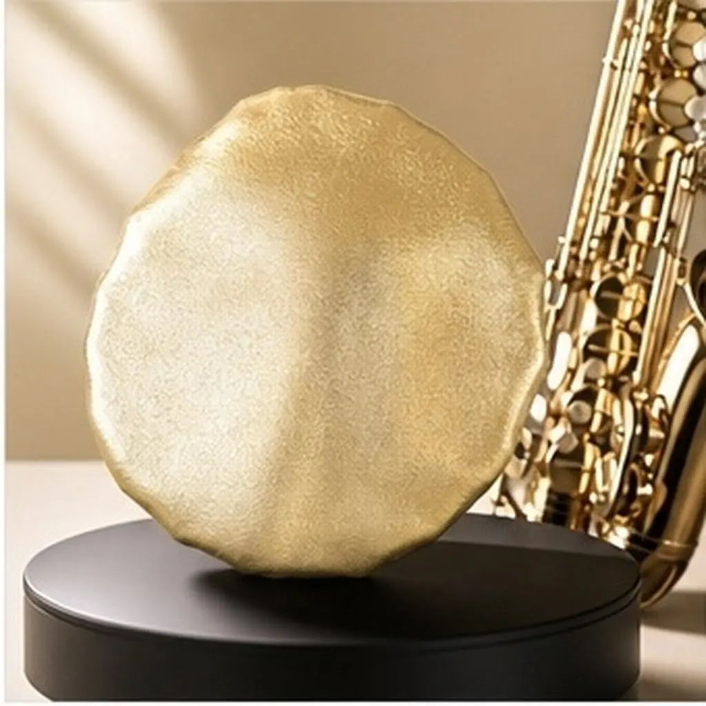 Saxophone Bell Cover Soft Stretch Fabric Reusable Instrument Horn Cover Reduce Sound during Practice Keep Sax Clean Safe Dust