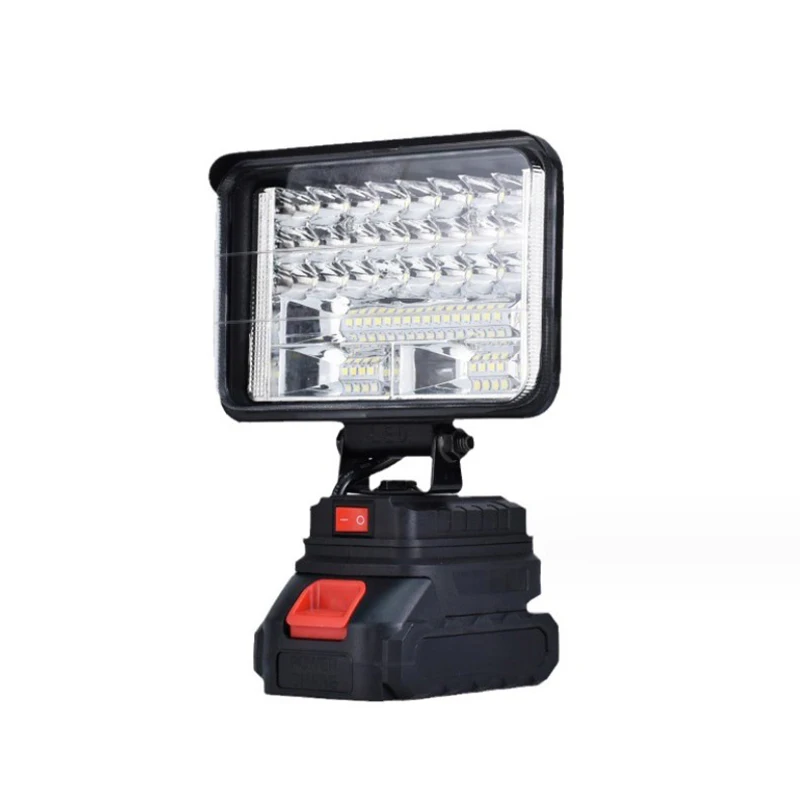 For Mak 18V Li-ion Battery LED Work Light 3/4 Inch Flashlight Portable Emergency Flood Lamp Camping Lamp