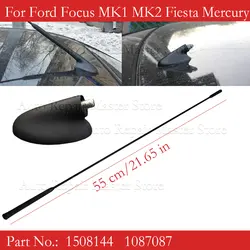 XS8Z18919AA 1508144 Car AM/FM Radio Antenna Mast with Base Roof Aerial Mount For Ford Transit Puma Kuga Ka Focus Fiesta Mondeo