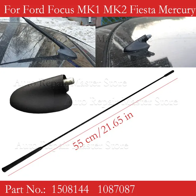 XS8Z18919AA 1508144   Samochodowa antena radiowa AM/FM z podstawą do montażu na dachu do Ford Transit Puma Kuga Ka Focus Fiesta Mondeo