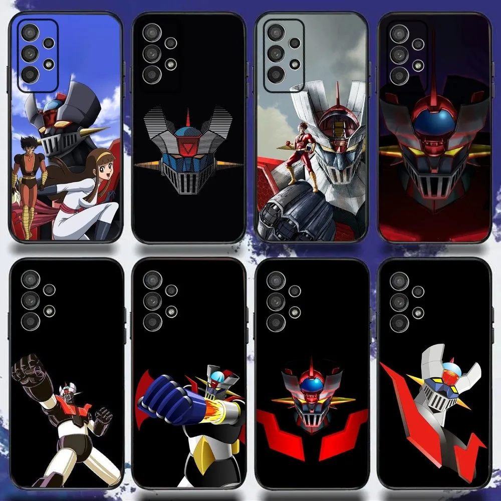 Manga M-Mazinger Z Phone Case For Samsung S24,S21,S22,S23,S30,Ultra,S20,Plus,Fe,Lite,Note,10,9,5G Black Soft Cover