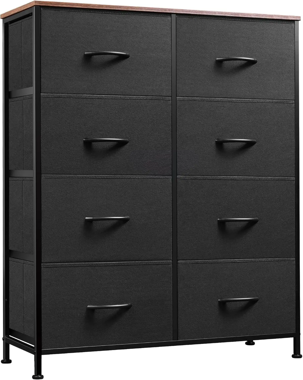 

Dresser for Bedroom, Chest/Closet Storage with 8 Drawers, Clothes Organizers Tower with Fabric Bins, bedroom furniture