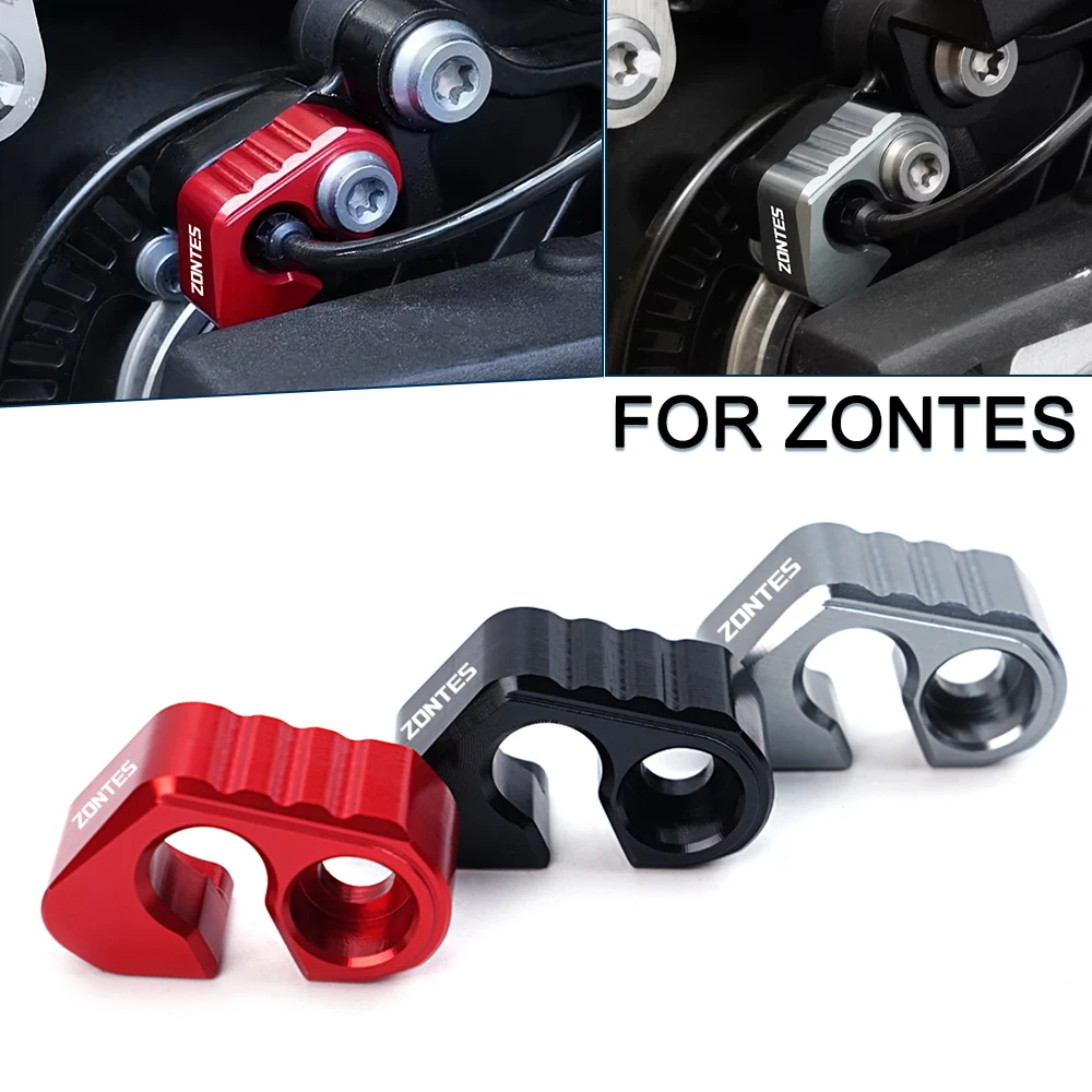 

For ZONTES 703F 350T 350R 350V 350 T R V GK350 Motorcycle Accessories Rear ABS Sensor Protection Protector CNC Aluminum