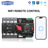 TOMZN Din Rail eWelink WIFI smart ATS timer 230V Dual Power Automatic Transfer Selector Switch Uninterrupted 4P 125A Generator