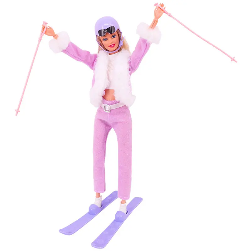 Barbies Doll Accessories Ski Suit Snowboard Ken Diving Swimming Suit Plastic Toys Fit For 11.8inch,30Cm Ken ,Girl's PlayToyGift