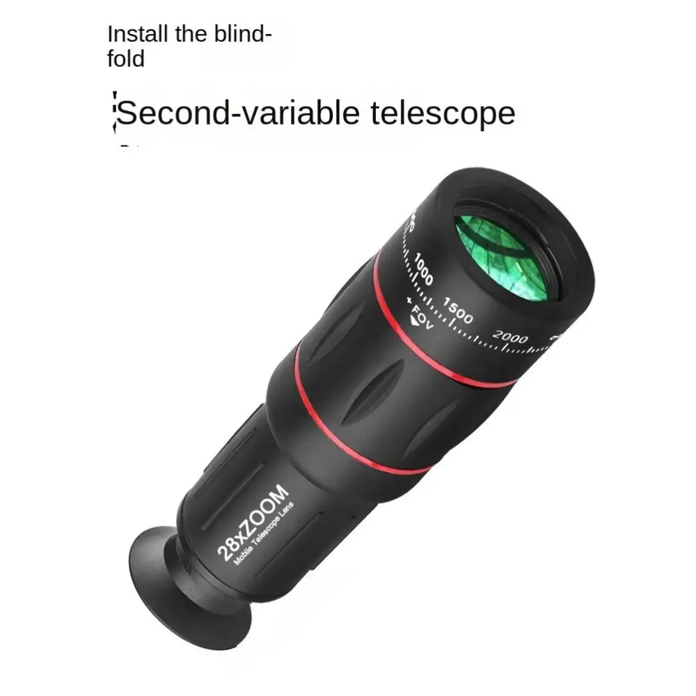 Universal HD Optical Cell Phone Lens Monocular Telephoto Lens Monocular Zoom Cell Phone Lens 18x25 Tripod Mobile Phone Lenses
