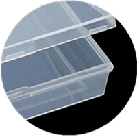【rrkxa】Plastic Box Playing Cards Container PP Storage Case Packing Poker Box Transparent Desktop Tape Stickers Box Art Tool Case