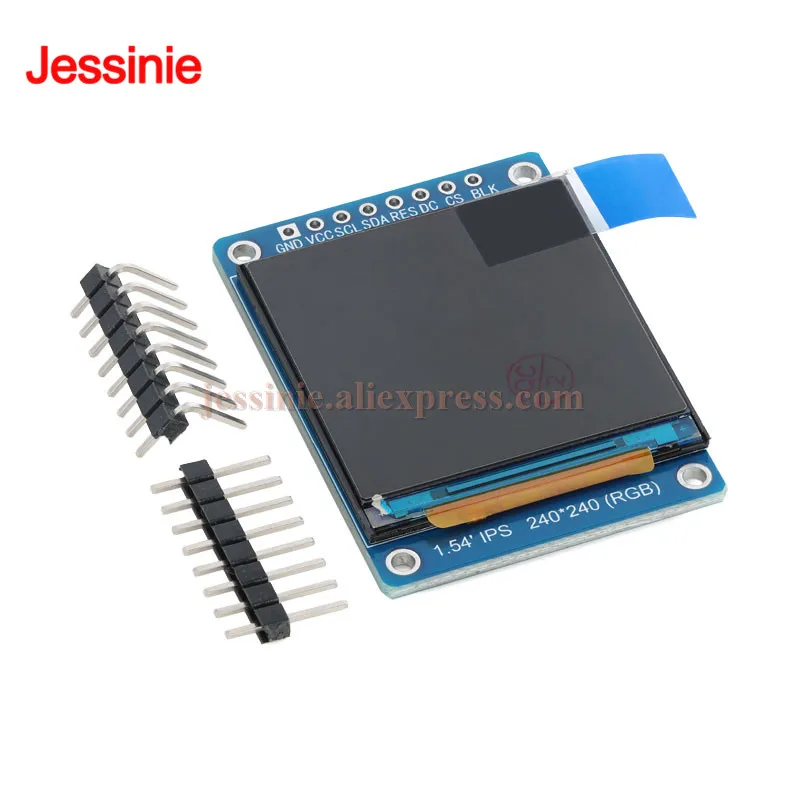 TFT Display 0.96 1.28 1.3 1.44 1.54 1.8 IPS SPI HD Full Color LCD Module ST7735 / ST7789 GC9A01 Drive IC 80*160 240*240 128*128