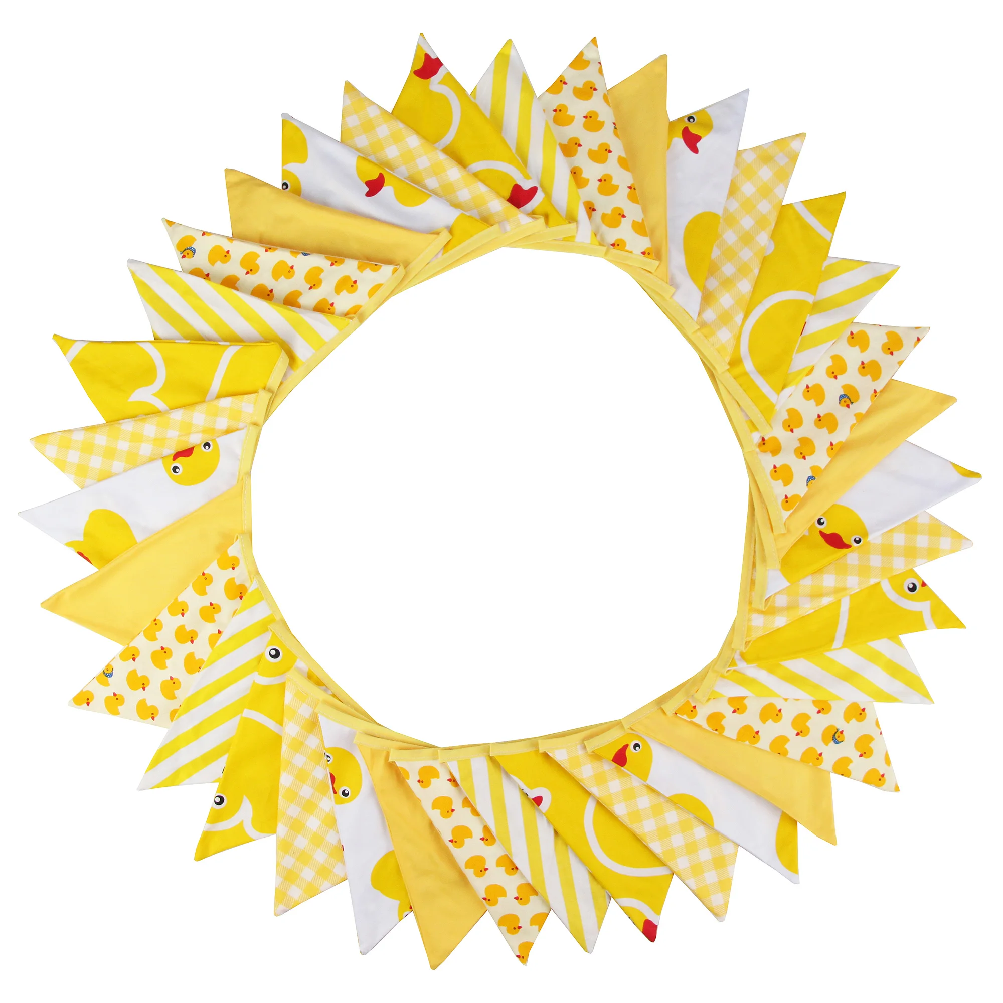 Neue 10 mt 36 fahnen Weiß Baumwolle Spitze Stoff Bunting Flags Hochzeit Party Dekoration Banner Hause Braut Dusche Bunting Garland – Detail 28