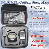 walkie-talki Wear-resistant Bag Baofeng UV-82 UV-8D radio Outdoor Storage Case Dustproof Drop-proof Travel Handbag