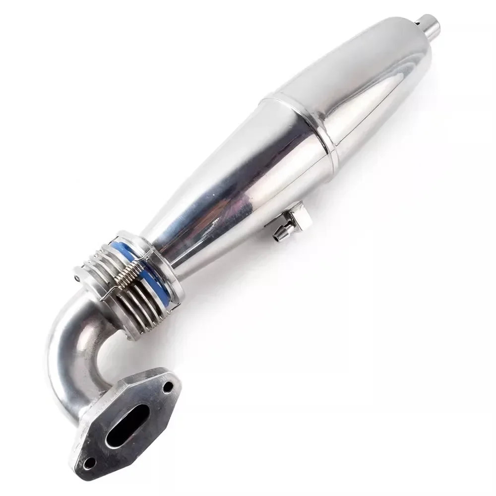 1 Set Thicken Exhaust Pipe HSP 94122/94166/94106/BQ001 Baja Engine Parts Upgrade For 1/10 Scale Models Nitro RC Car