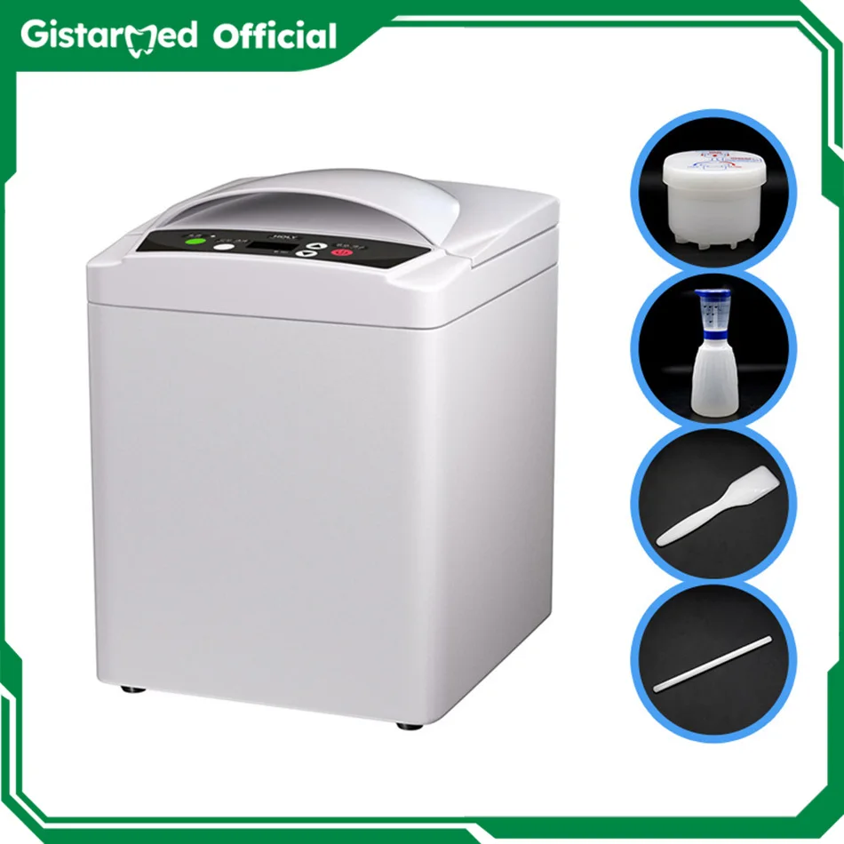 GISTARMED Dental Automatic Amagamtor Alginate Impression Vacuum mixer  Gypsum powder mixer Dental lab tools