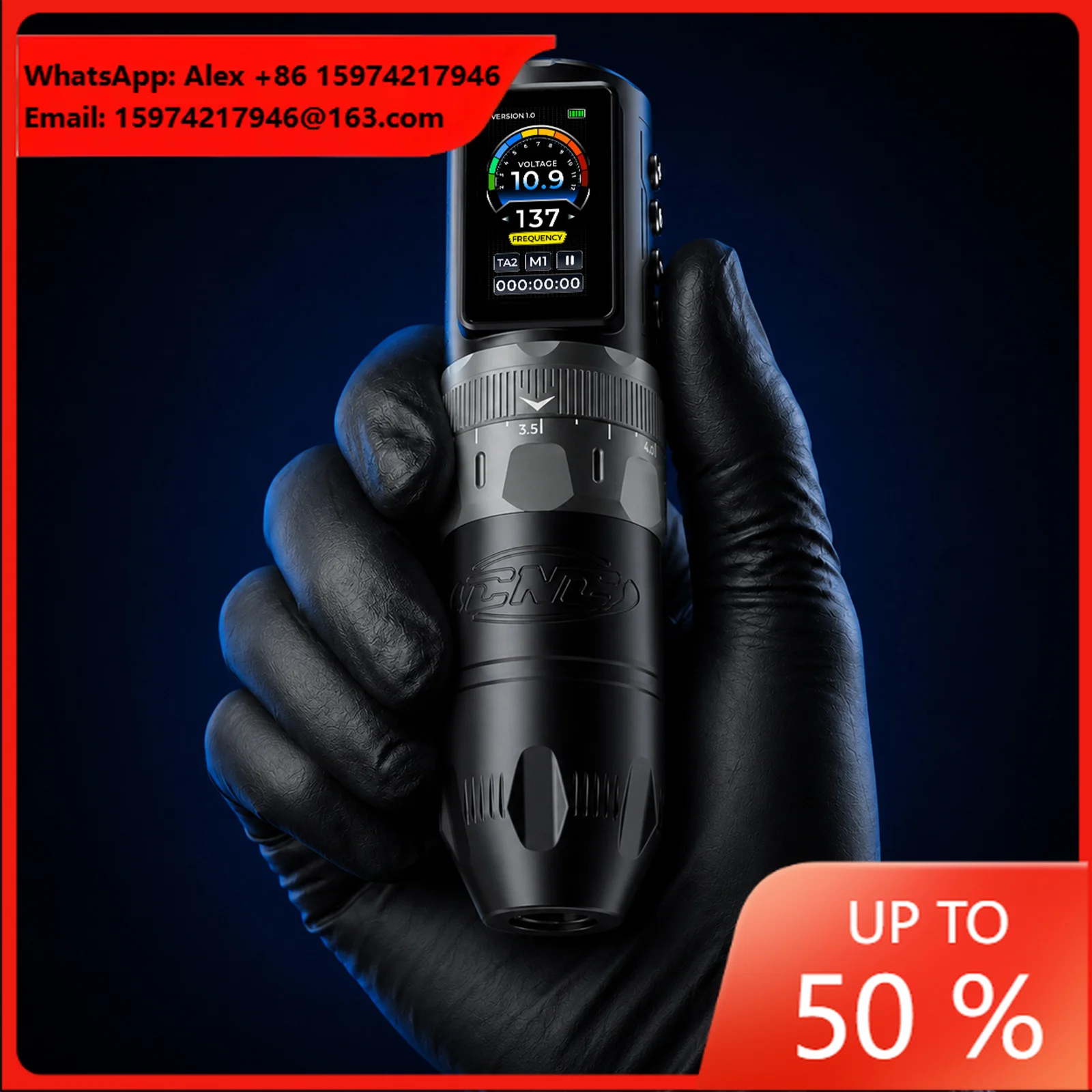 Wholesale CNC-M2-E406 Professional Hot Selling Wireless Tattoo Machine Pen Battery Machine Tattoo Rotary Pen