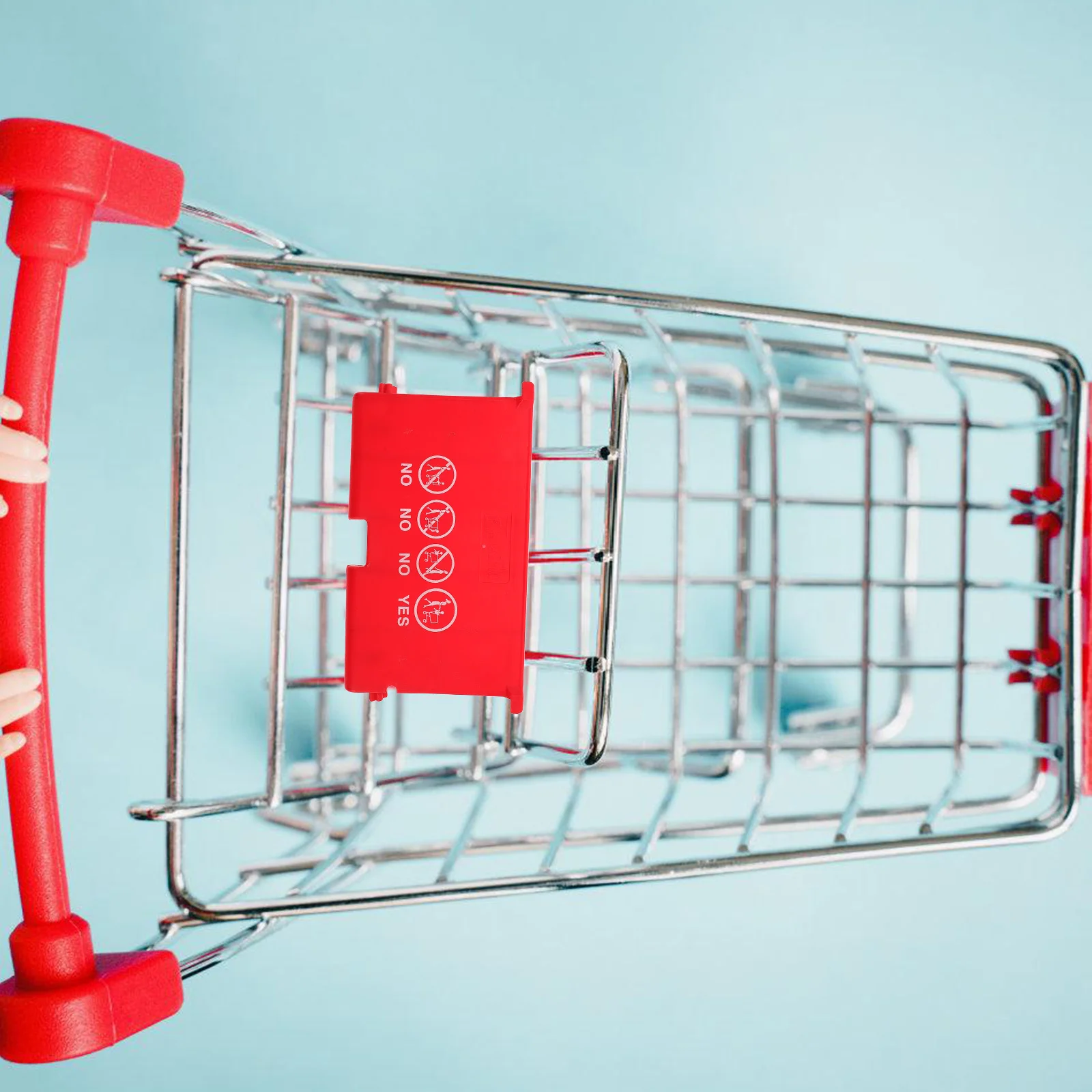 Carrito de compras para niños pequeños, cubierta de asiento de seguridad duradera, fácil instalación para compras prácticas, carrito de comestibles para niños