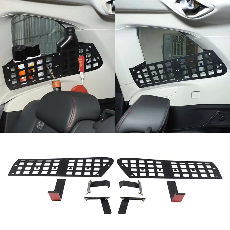For Subaru Forester 2019-2024 Car Trunk Organizer Divider Trunk Side Window Cargo Storage Box Car Accessories