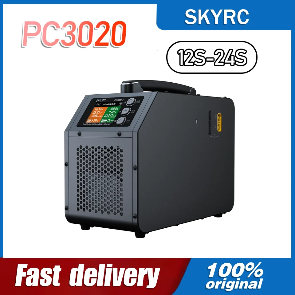 

SKYRC PC3020 Dual Channel 12S-24S LiPo Battery Charger