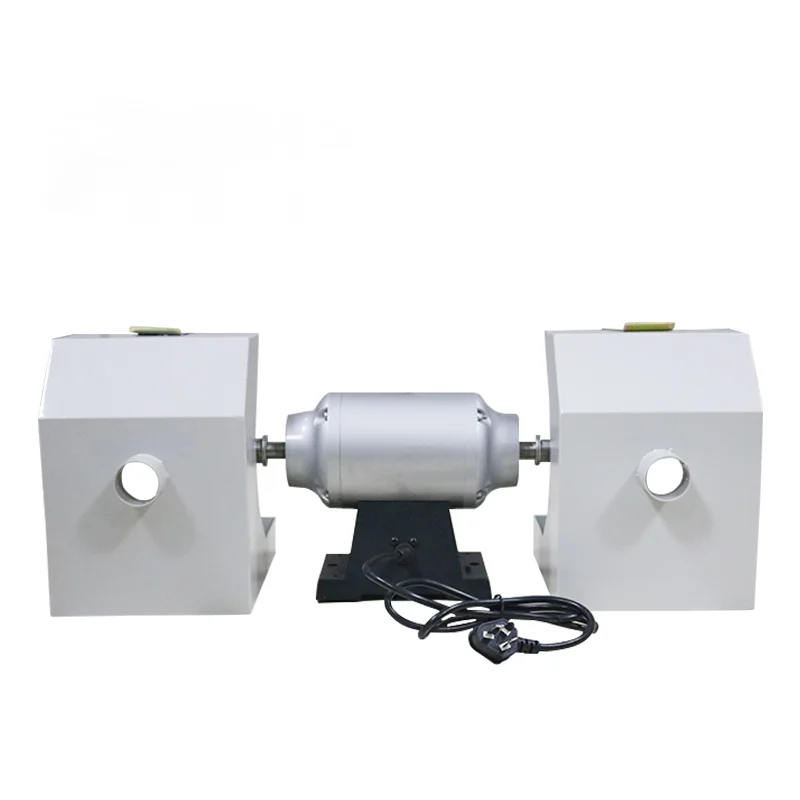 220V 550W Dental Double Top Polishing Machine Oral Dental Grinding Machine Lab With Cloth Wheel Glue Holder Denture