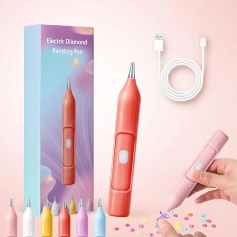 

Rechargeable Electric Diamond Painting Pen Ipx5 Waterproof Easy to Clean Painter Vacuum Diamond Art Pen