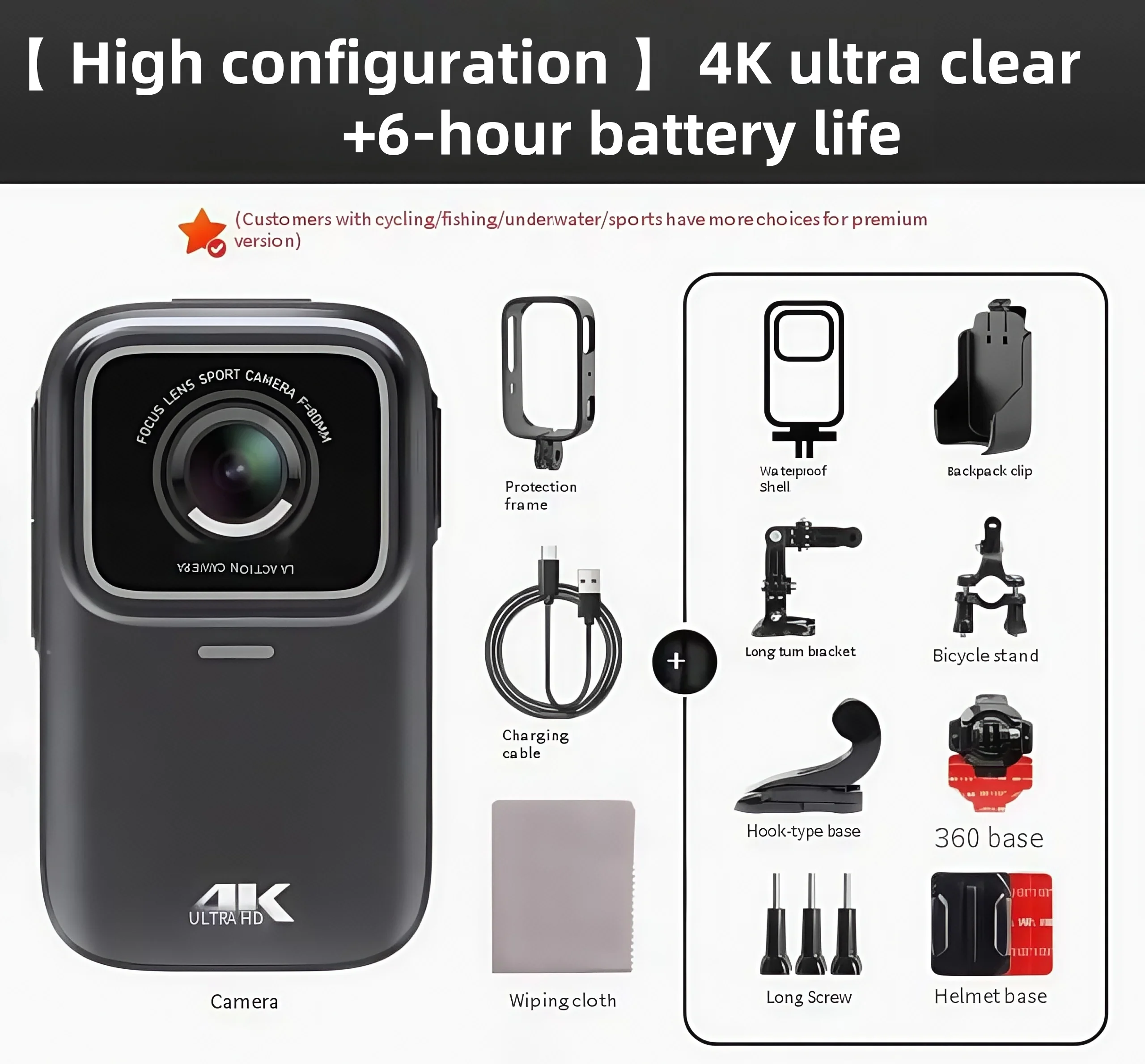 

Ведущая экшн-камера для большого пальца в терминах продаж в Китае.