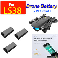 LS-38 LSRC LS38 Drone Original Battery Spare Part 7.4V 2000mAh Lipo Battery Replacement Accessory