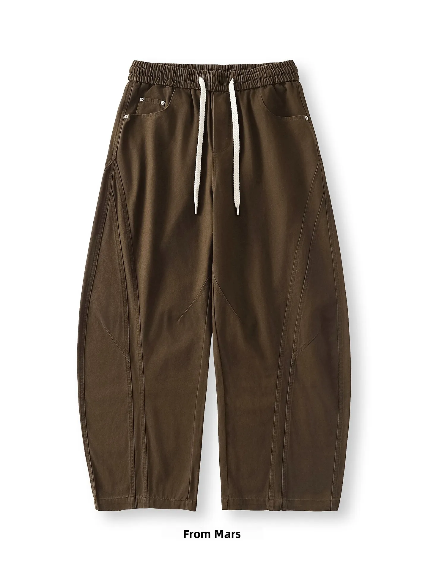 

Свободные широкие брюки в стиле High Street, однотонные, повседневные, для молодых мужчин, осенне-зимние, модные, стильные