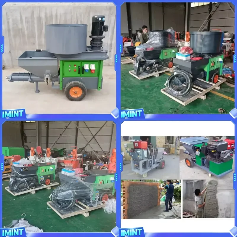 Professional Cement Plastering Machine Sand Mortar Spraying Machine in China
