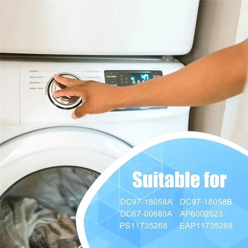 A44Z-DC97-18058C Washer Dryer Control Knob Compatible With Washer Dryer, Laundry Appliance Control Knob Replacement Parts