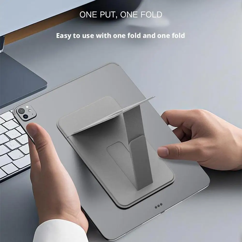 Supporto magnetico per tablet per iPad Supporto per tablet pieghevole multifunzionale Accessori da scrivania per ufficio domestico da viaggio