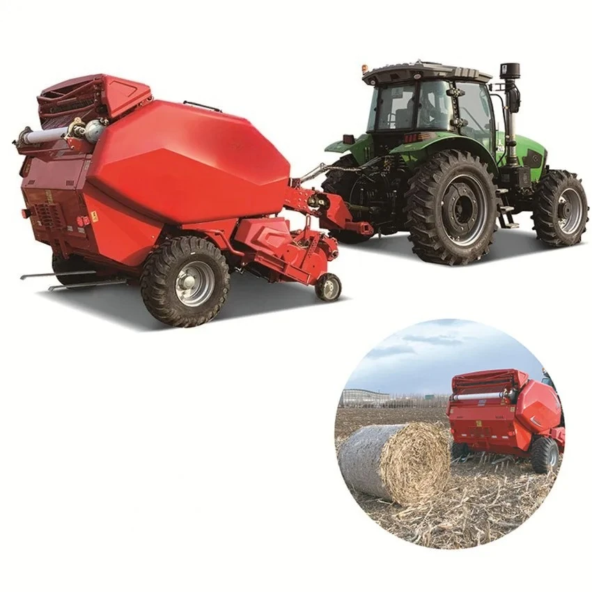 2026 SELL Agricultural hay Baler Round Bundle Baler Haulm and Forage Baler Ready to Ship